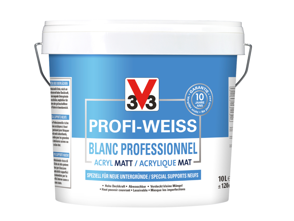 BLANC PROFESSIONNEL ACRYLIQUE MAT – V33