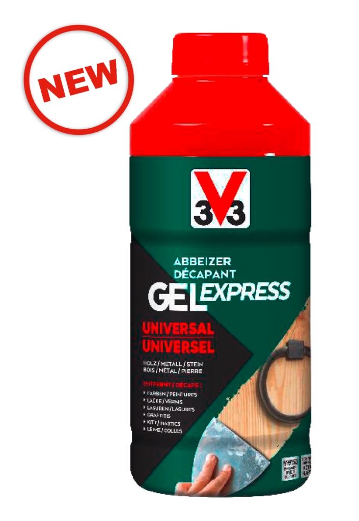 V33 Décapant gel express® bois 0,25L : : Bricolage